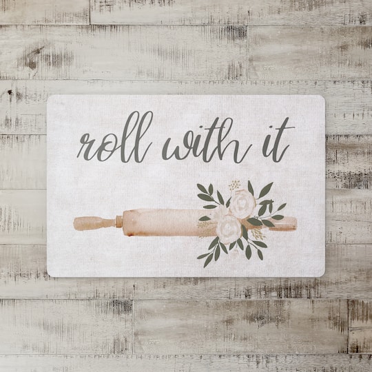 Roll with It 27" x 18" Floor Mat